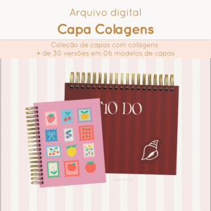 Pack Capas A5 Coleção Colagens