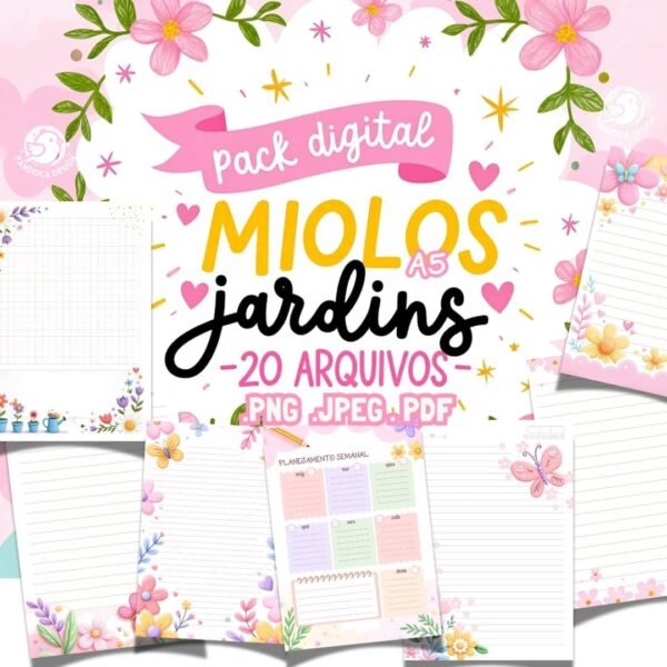 Pack 20 Miolos Caderno A5