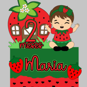 Topo Baby Moranguinho