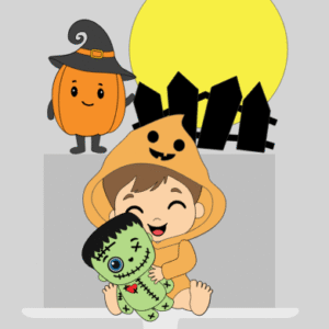 Topo bebê com Frankenstein