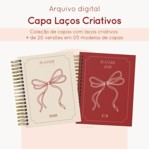 Pack Capas A5 Coleção Laços Criativos