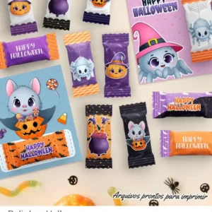 Kit Digital Balinhas Halloween
