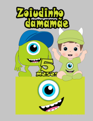 Topo Zoiudinho de Mamãe Bebe Monstros S.A