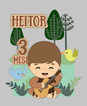 Topo Bebê Tocando Violão