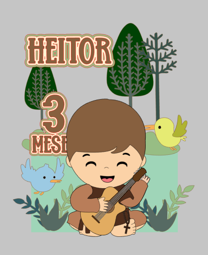 Topo Bebê Tocando Violão