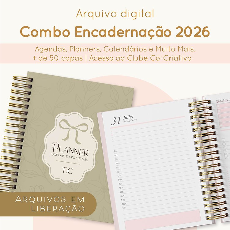 Combo Encadernação 2026