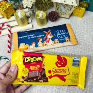Embalagem Barra de Chocolate Natal