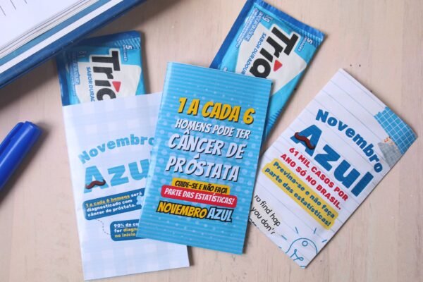 Porta Chiclete Trident Novembro Azul