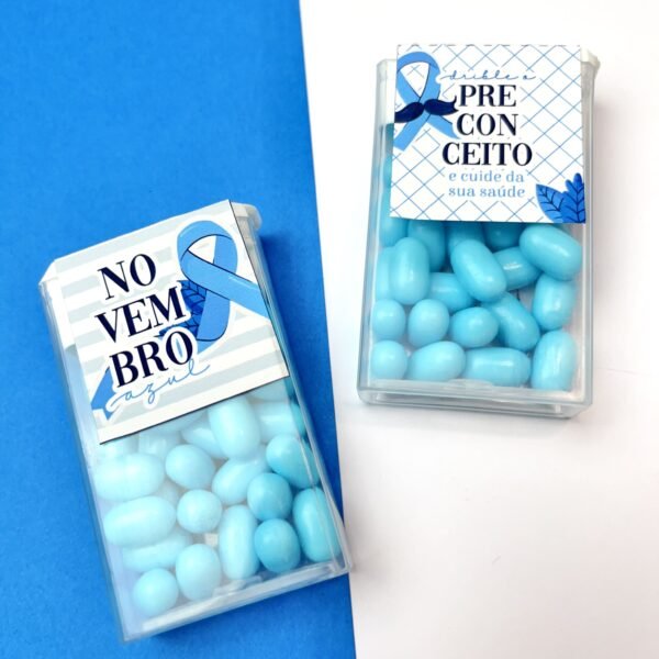 Adesivo Tic tac Novembro Azul