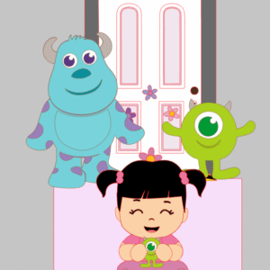 Topo Boo Bebe Monstros S.A