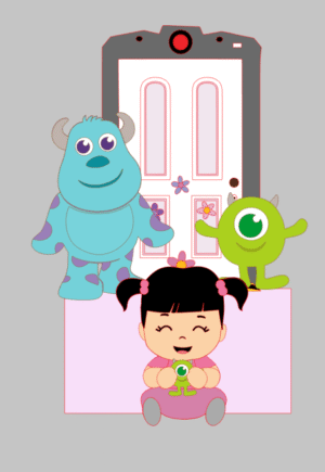 Topo Boo Bebe Monstros S.A