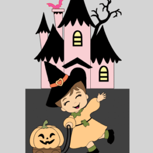 Topo Casa de Fantasmas Baby Menina