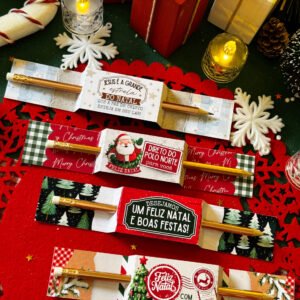 Card para Lápis Natal