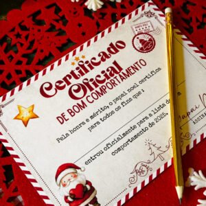 Certificado Bom Comportamento Natal
