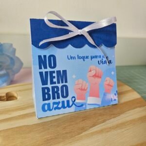 Porta Bombom Novembro Azul
