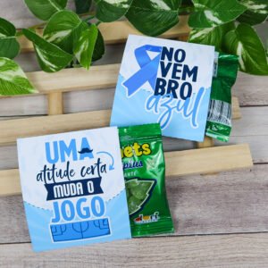 Embalagem Para Jujuba Novembro Azul