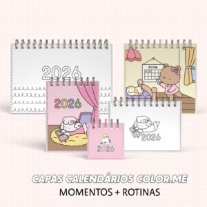 Capas e Ilustrações Calendários Color M.E