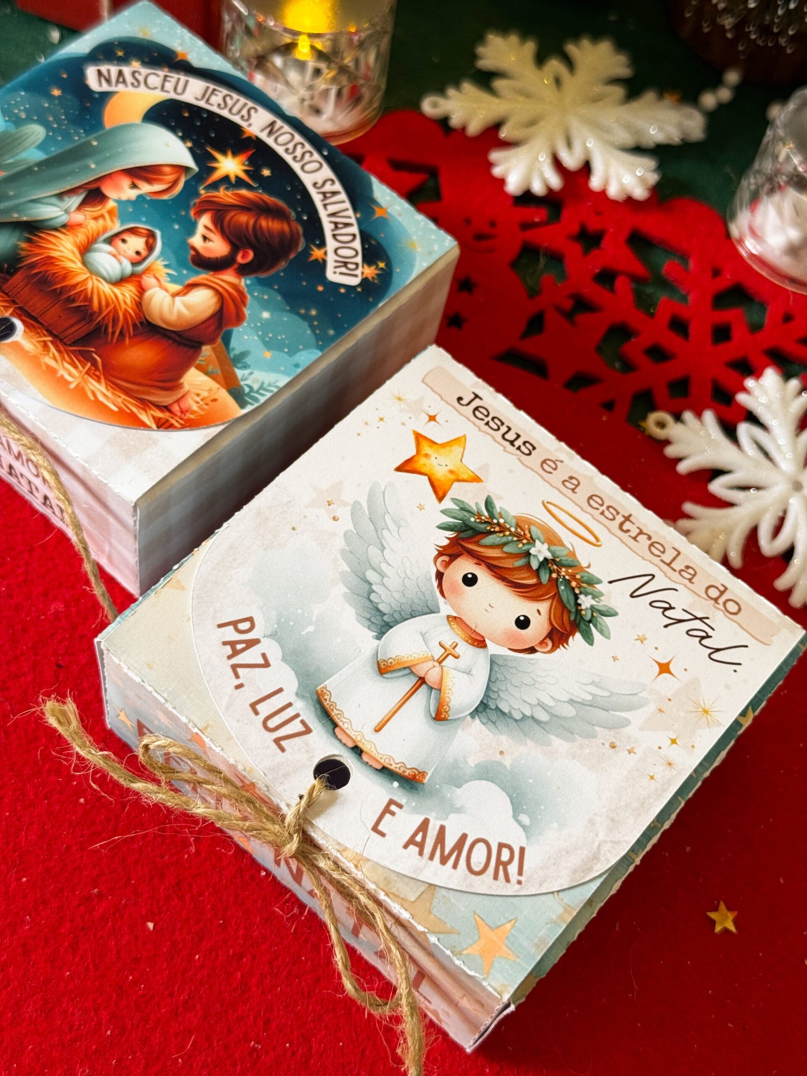 Caixa 4 Docinhos ou Sabonete Natal - Imagem 6