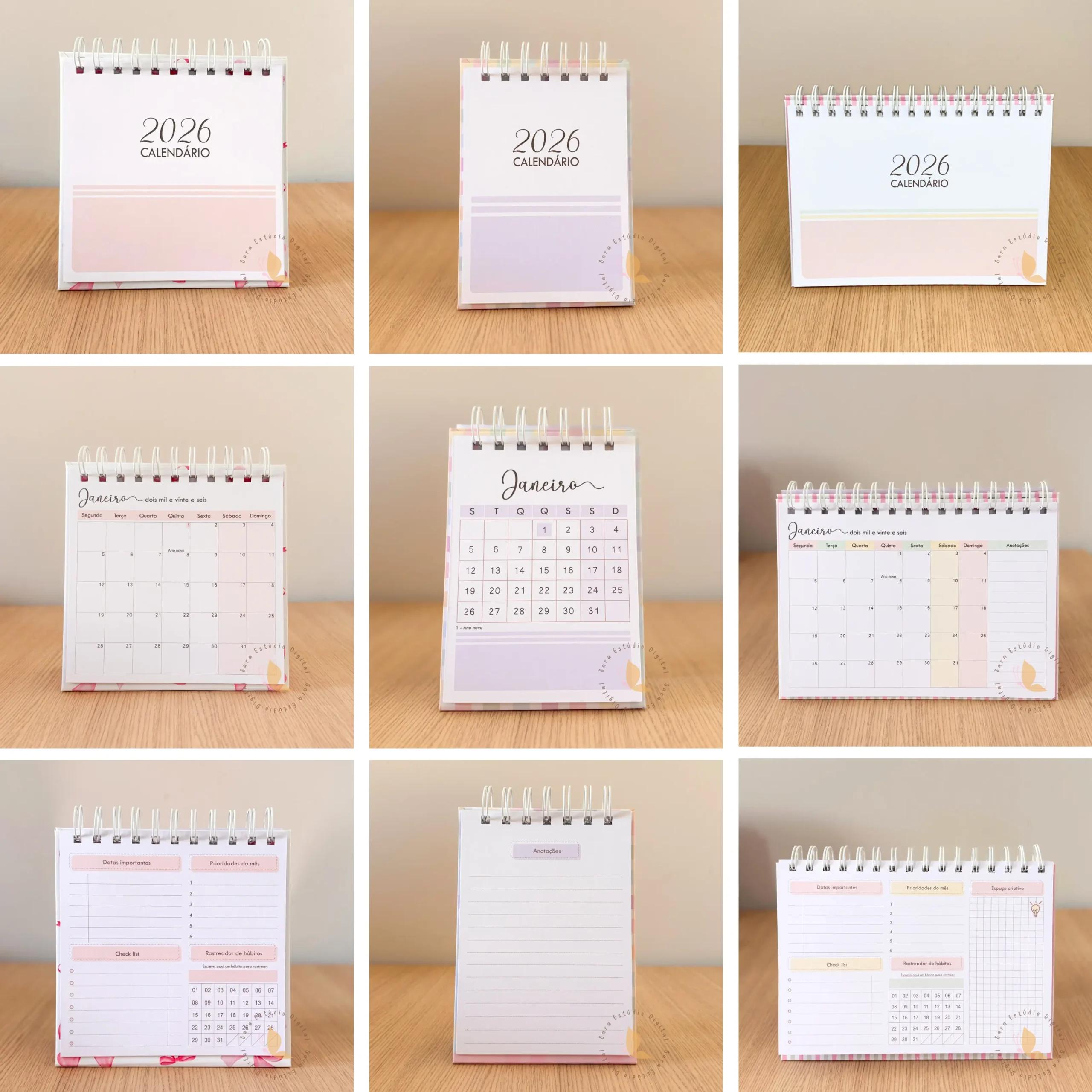 Calendários 2026 - Imagem 11