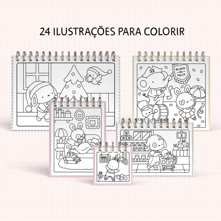 Capas e Ilustrações Calendários Color M.E - Imagem 3