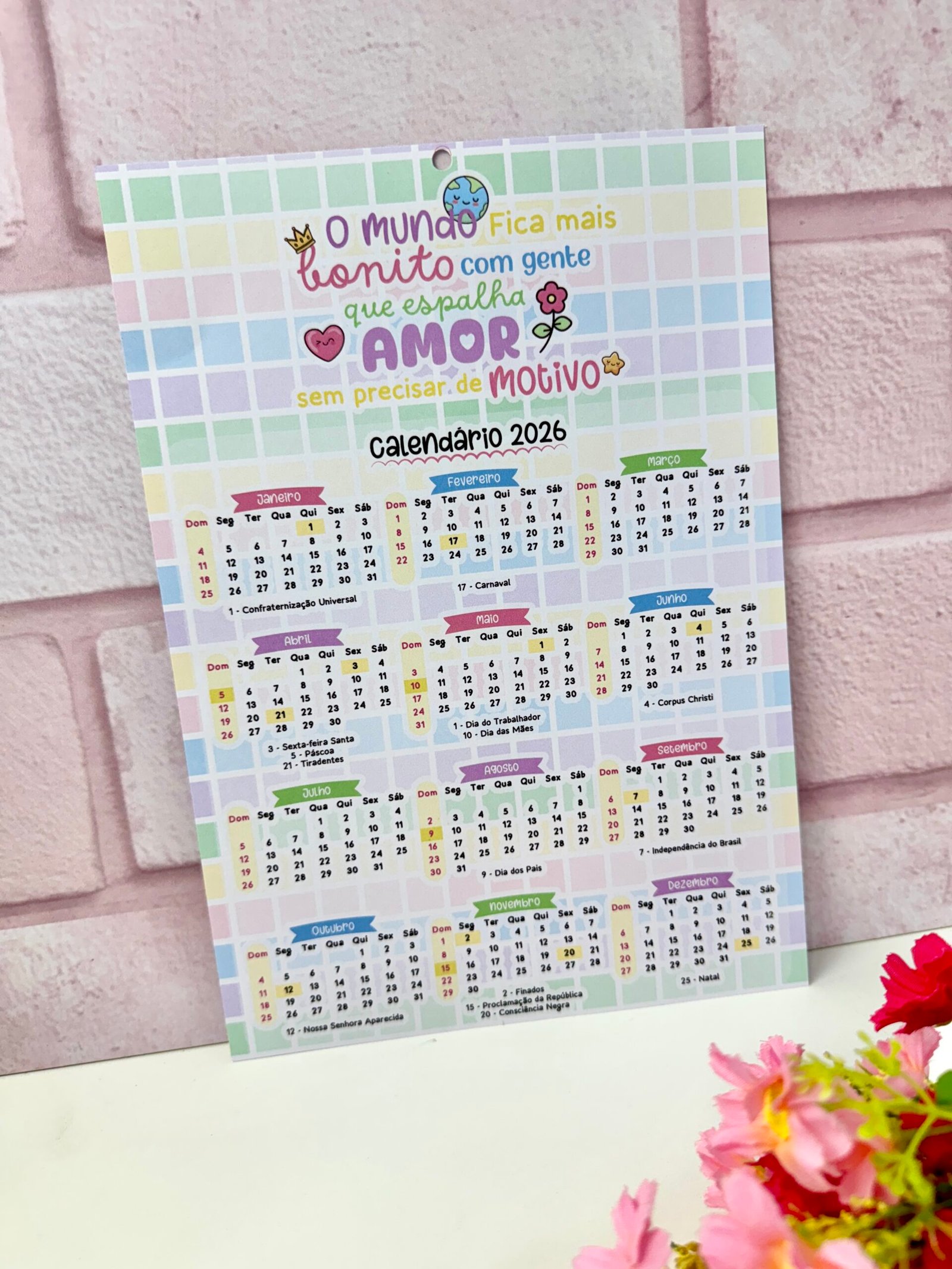 Coleção Calendários Fofos 2026 - Imagem 32