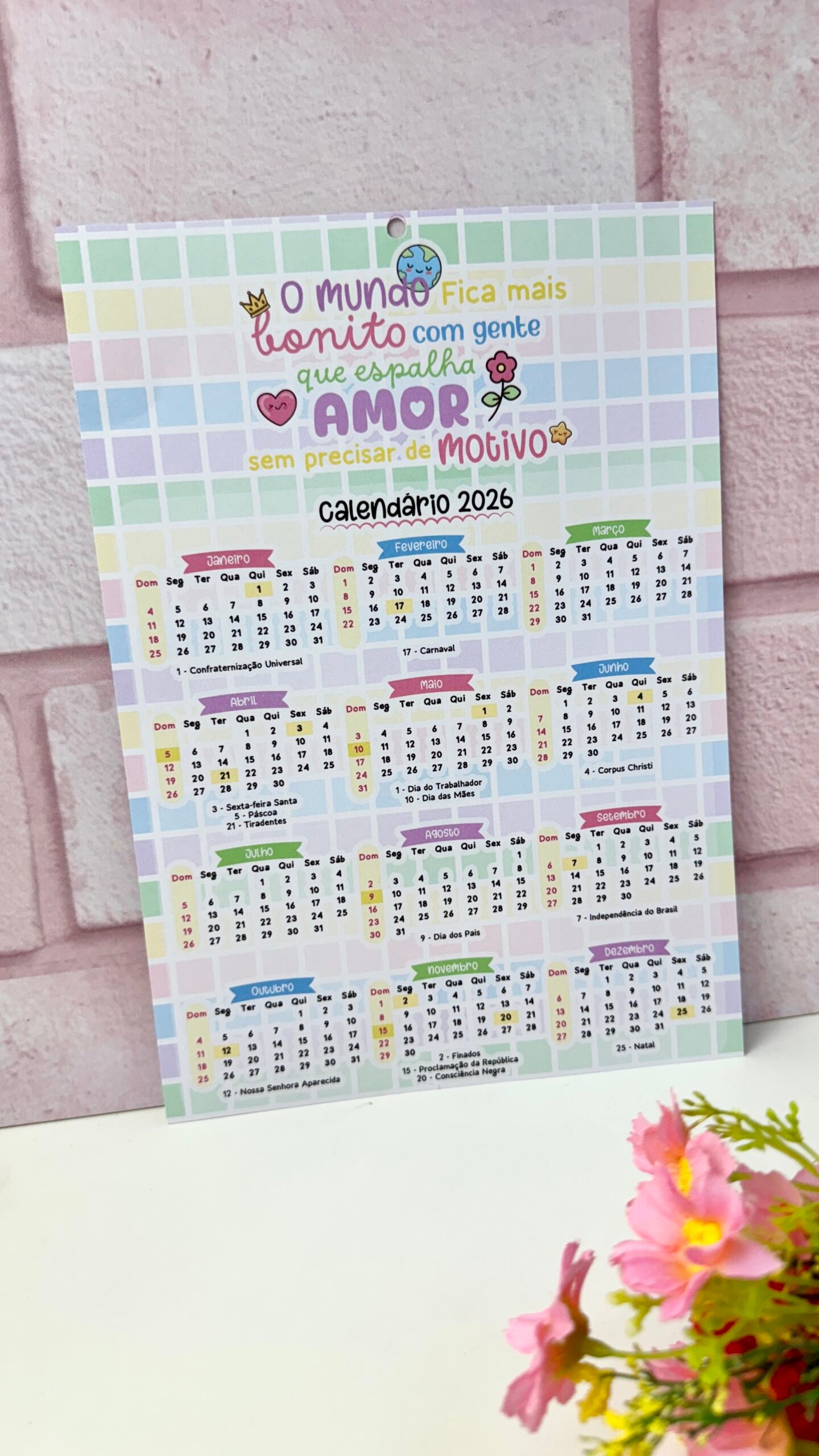 Coleção Calendários Fofos 2026 - Imagem 31