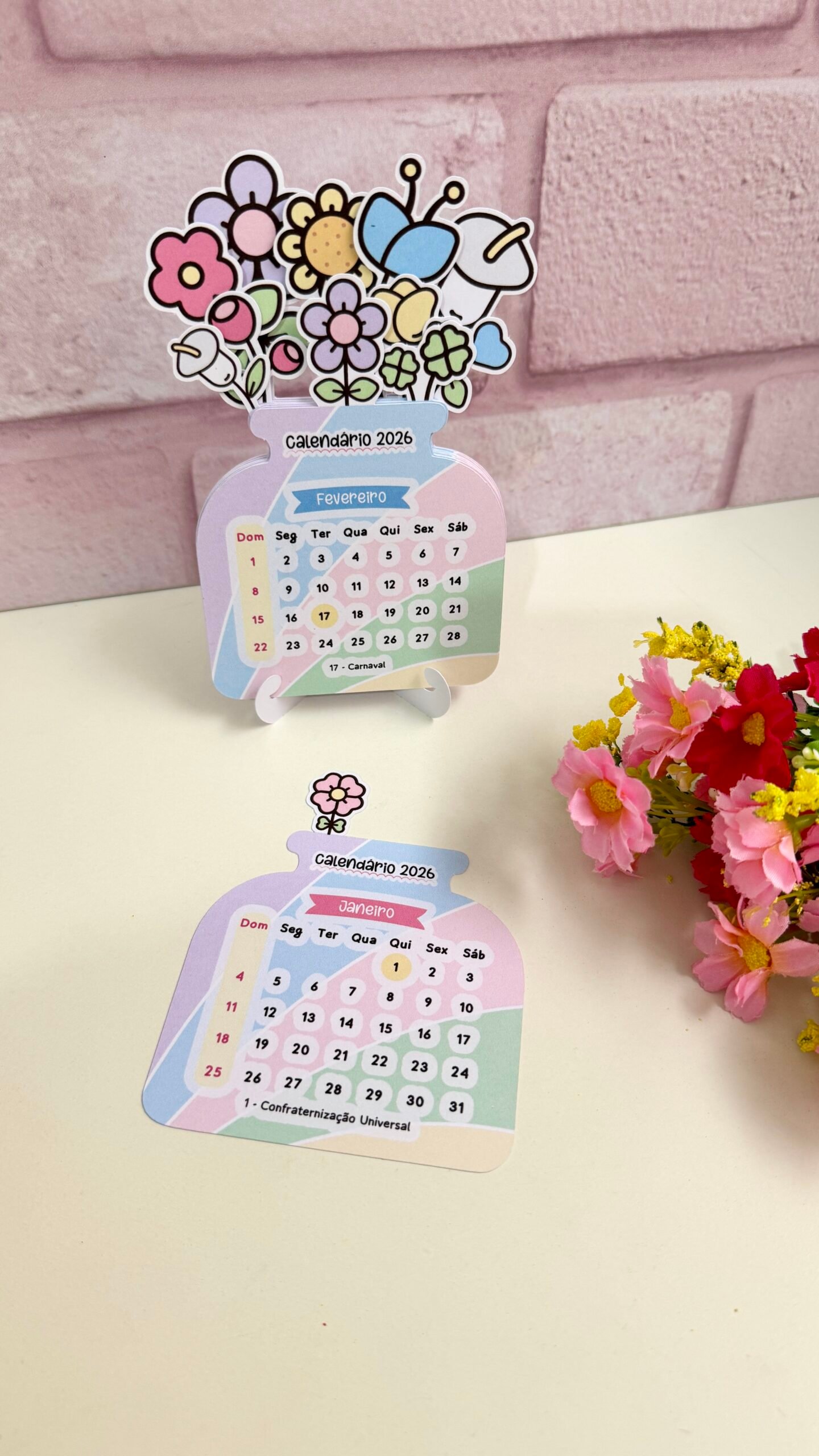 Coleção Calendários Fofos 2026 - Imagem 34