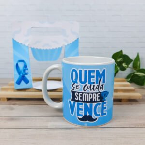 Suporte Caneca Cerâmica Novembro Azul