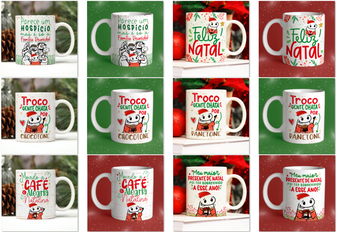 Canecas Flork Natalino