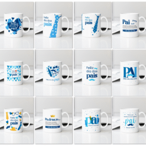 Combo Caneca Dia Dos Pais