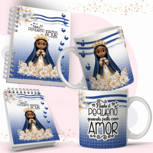 Kit Digital Sublimação Nossa Senhora Aparecida