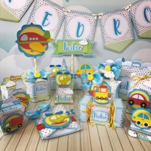 Kit Festa Meios De Transportes