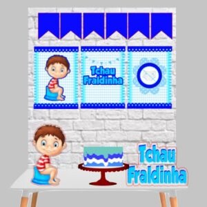 Kit Festa Só Um Bolinho Adeus Fraldinha