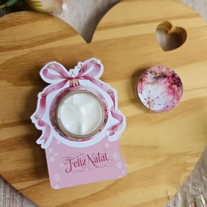 Cartão Mini Hidratante Natal Rosa