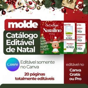 Catálogo Natalino Editável Canva