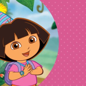 Dora Aventureira Em Svg