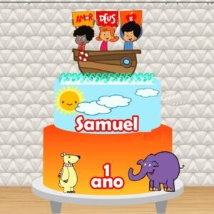 Topo De Bolo 03 Palavrinhas