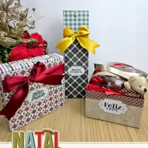 Combo Cartonagem Natal De Luz