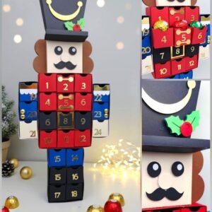 Calendário Advento Quebra Nozes De Natal