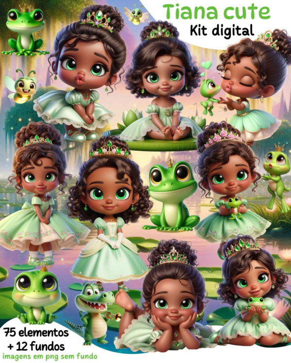 Kit Digital A Princesa E O Sapo