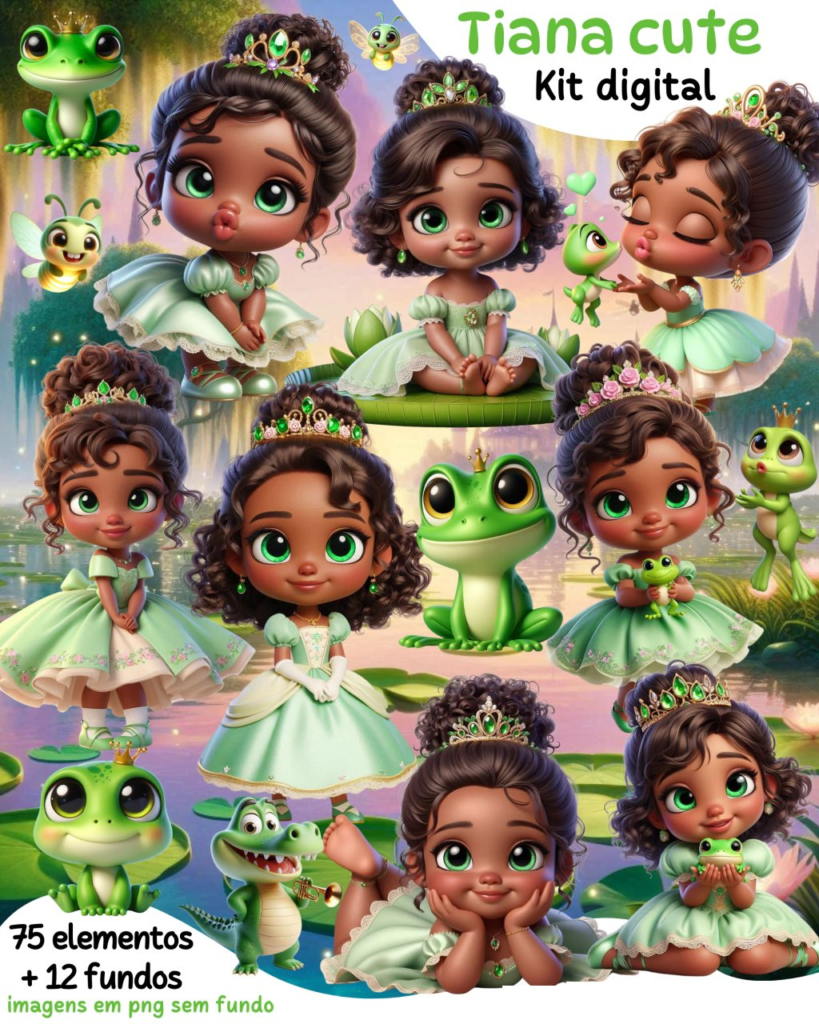 Kit Digital A Princesa E O Sapo