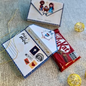 Envelope Kit Kat Natal Cristão