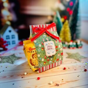 Porta Mini Panetone De Natal