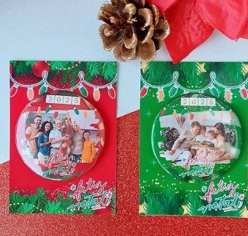 Card Botton 58Mm Feliz Natal Link Canva