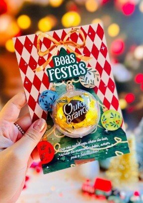 Card Meia Esfera Natal