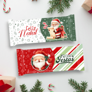 Embalagem Chocolate 80G Ou 90G A Magia Do Natal
