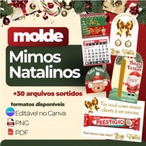 Pack Mimos Natalinos Editável no Canva