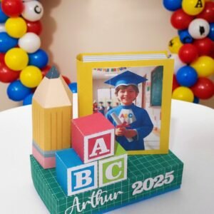 Centro de Mesa ABC Formatura