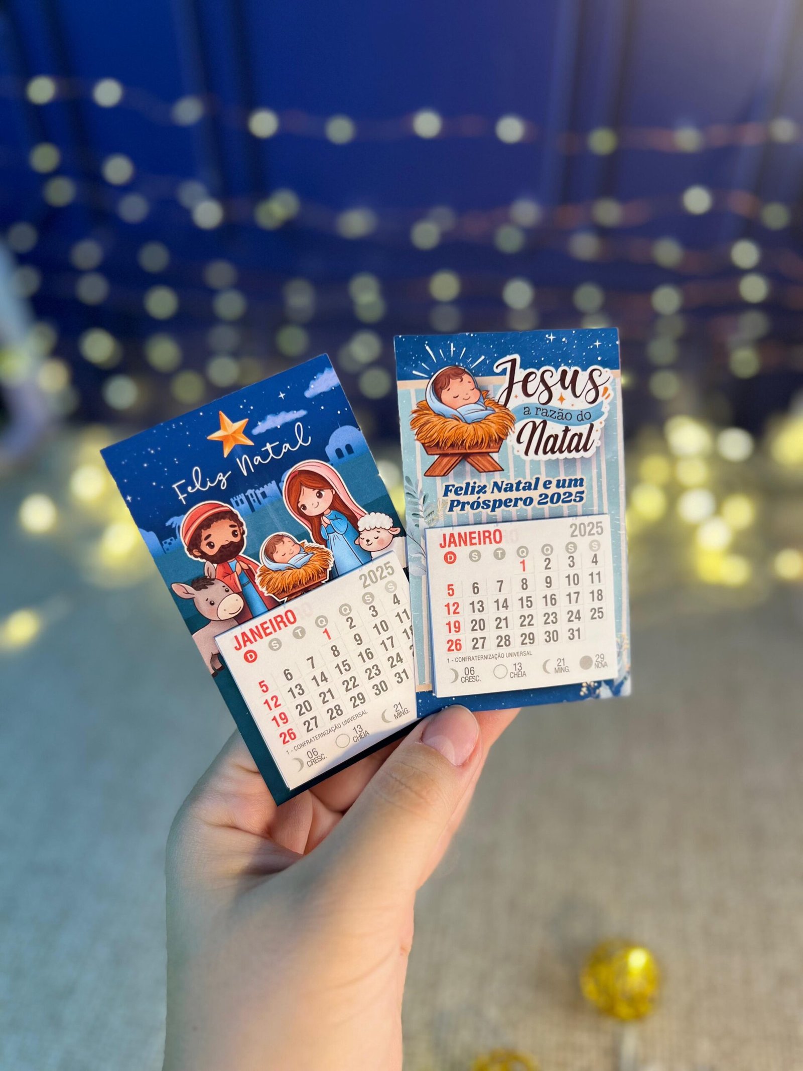 Card Porta Calendário De Geladeira Natal Cristão