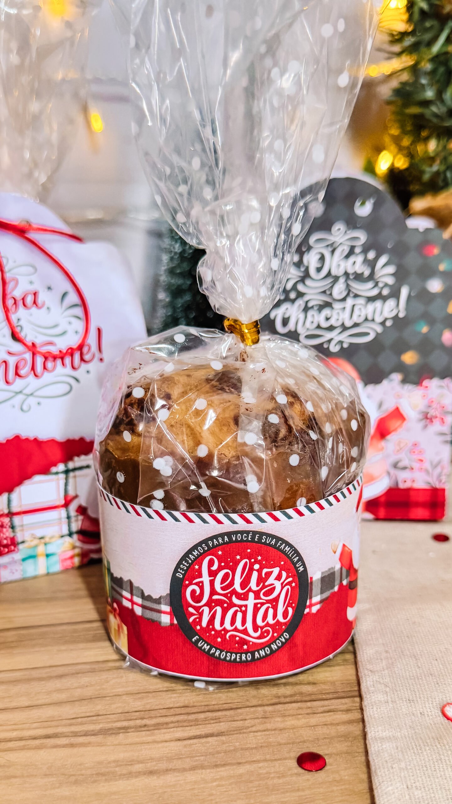 Cinta para Panetone Natal